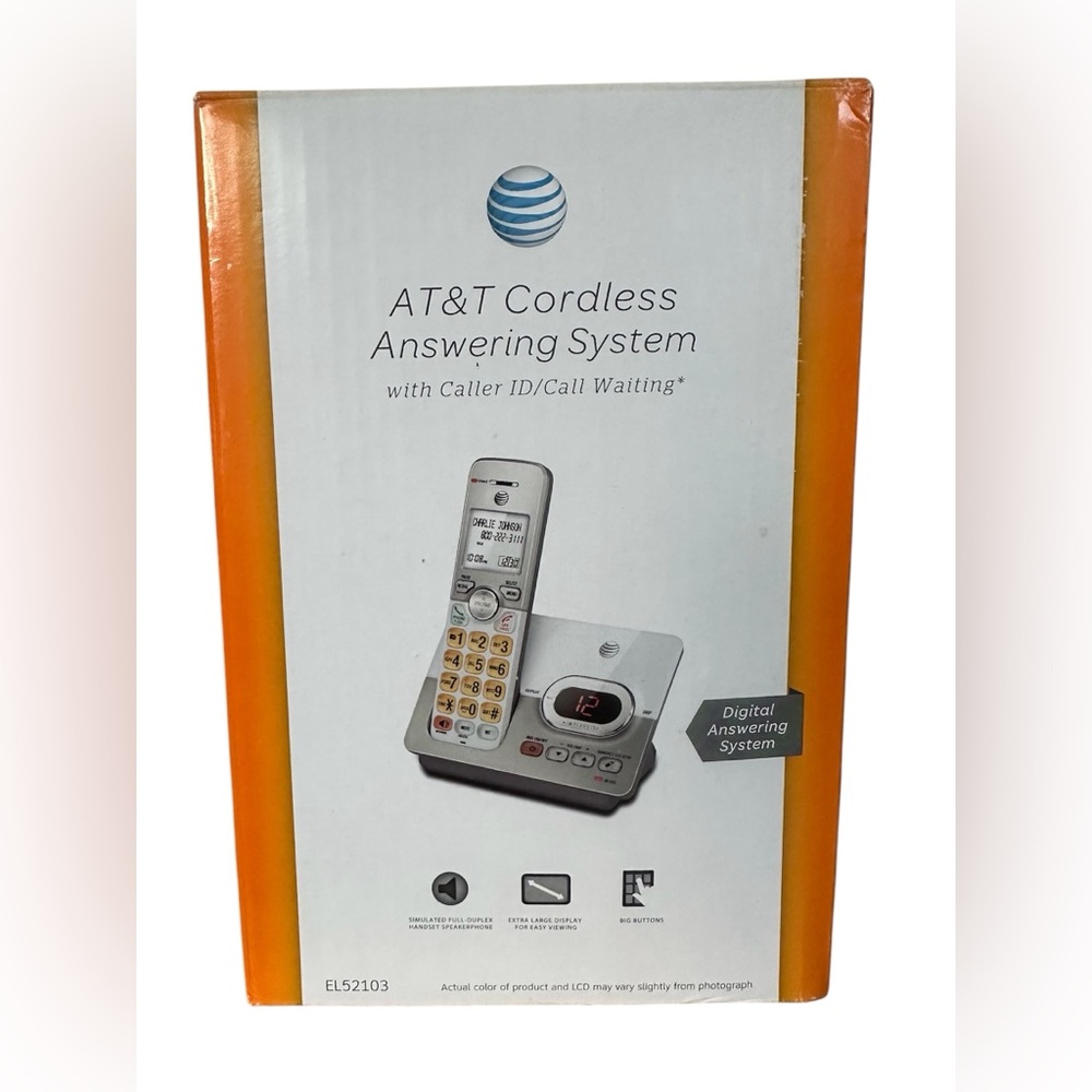 Cordless Telephone Answering System - Silver